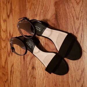 Alex Marie Black Suede   Dress Sandals Size: 7M